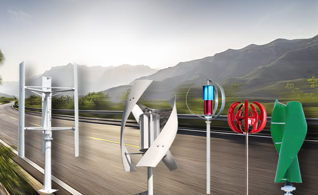 Roof Mounted Vertical Axis Wind Turbine