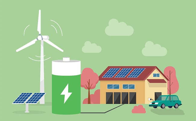 hybrid solar wind power generation system
