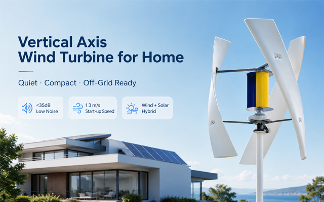 Vertical Axis Wind Turbine for Home