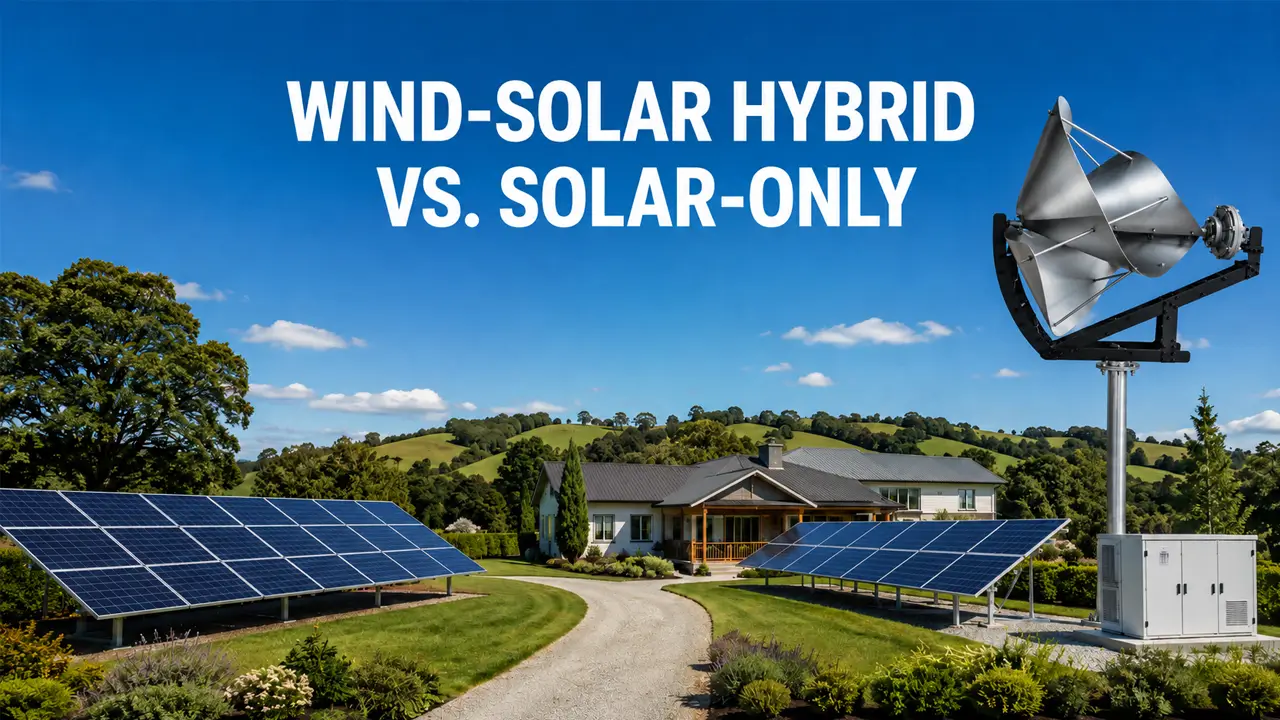 wind solar hybrid vs solar only